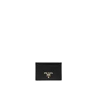 Prada Logo-Leder-Kartenetui