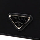 Prada Kartenetui aus Nylon und Leder