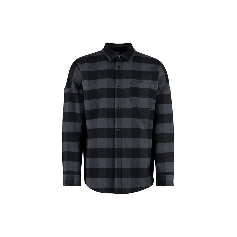 Palm Angels Logo-Baumwoll-Overshirt