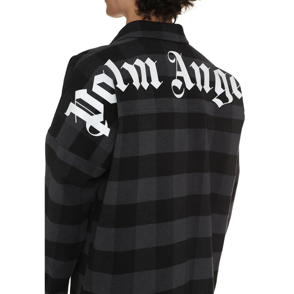 Palm Angels Logo-Baumwoll-Overshirt