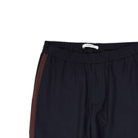 Givenchy Gestreifte Hose aus Wolle mit Seitenteilen
