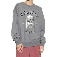 Versace Sweatshirt aus Baumwolle mit Rundhalsausschnitt