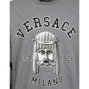 Versace Sweatshirt aus Baumwolle mit Rundhalsausschnitt