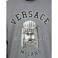 Versace Sweatshirt aus Baumwolle mit Rundhalsausschnitt