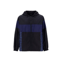 Versace Windbreaker-Jacke mit Kapuze
