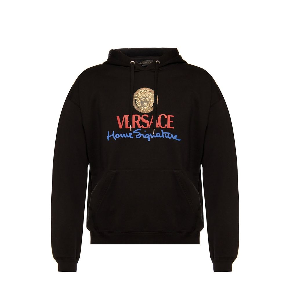 Versace Logo-Sweatshirt mit Kapuze