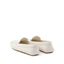 Prada Logo-Leder-Slipper