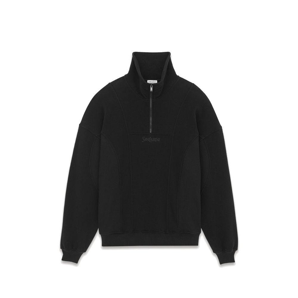 Saint Laurent Baumwoll-Fleece-Sweatshirt