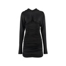 Saint Laurent Minikleid mit Kragenrücken