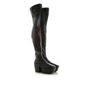 Prada Plateaustiefel aus Leder