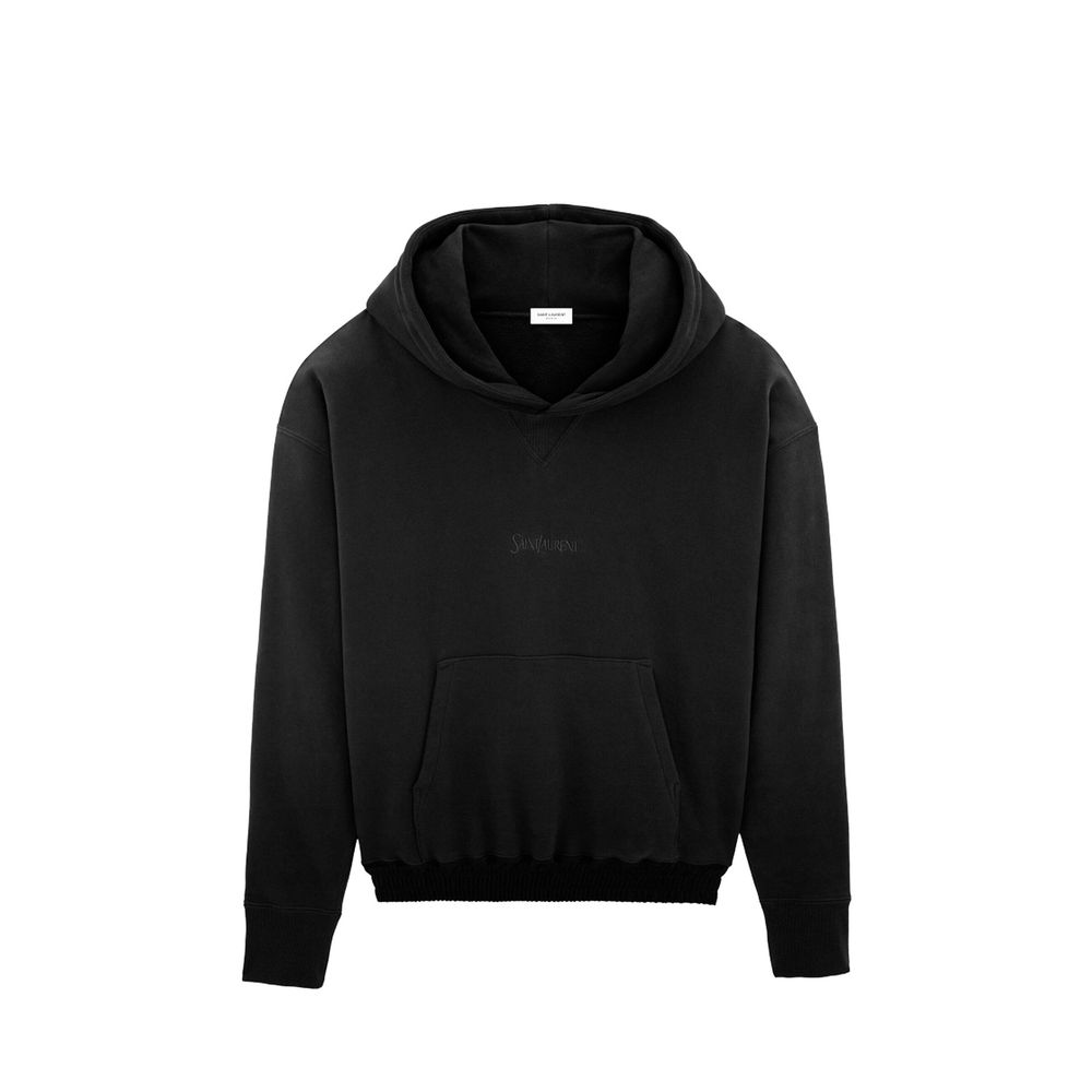 Saint Laurent Sweatshirt aus Baumwolle mit Kapuze