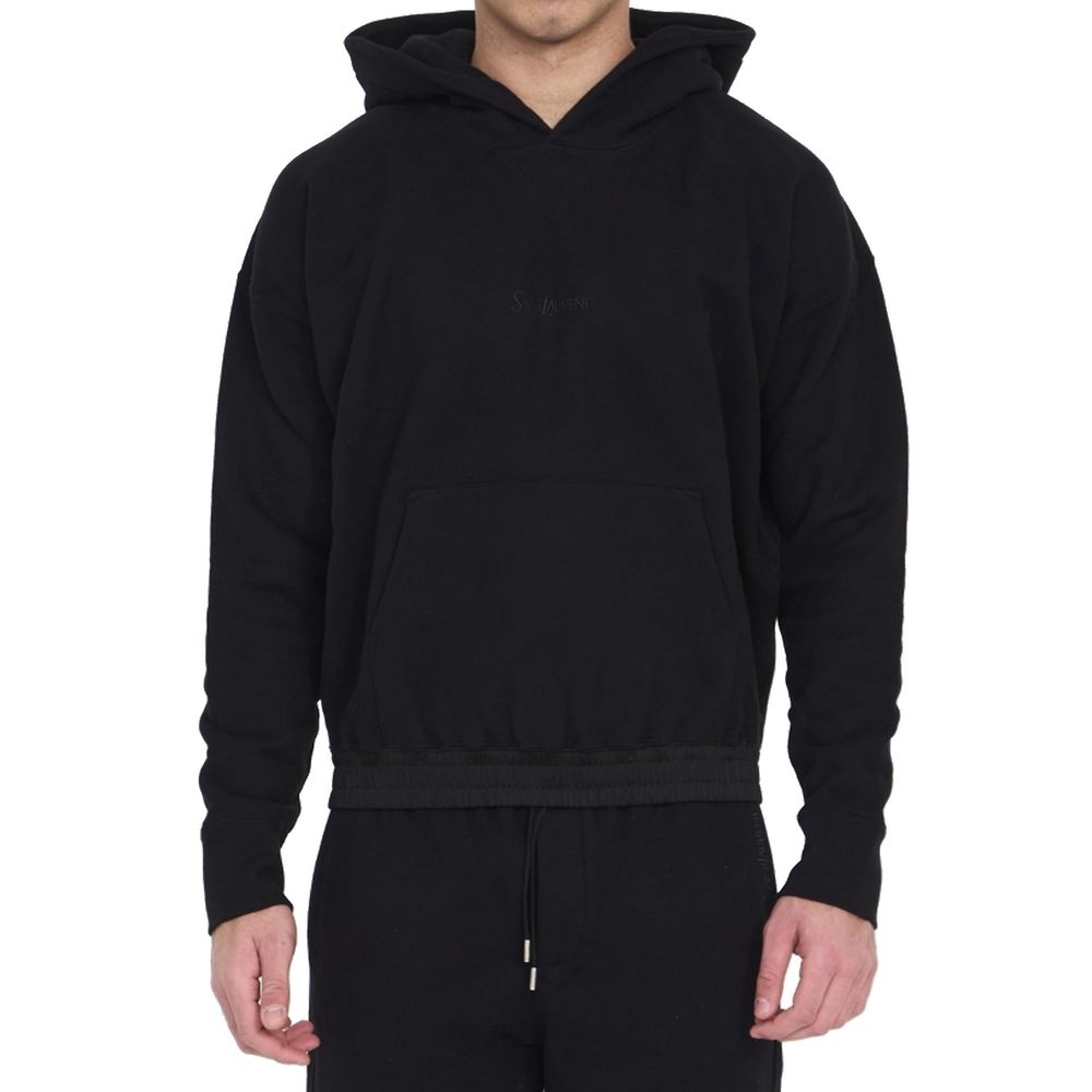 Saint Laurent Sweatshirt aus Baumwolle mit Kapuze