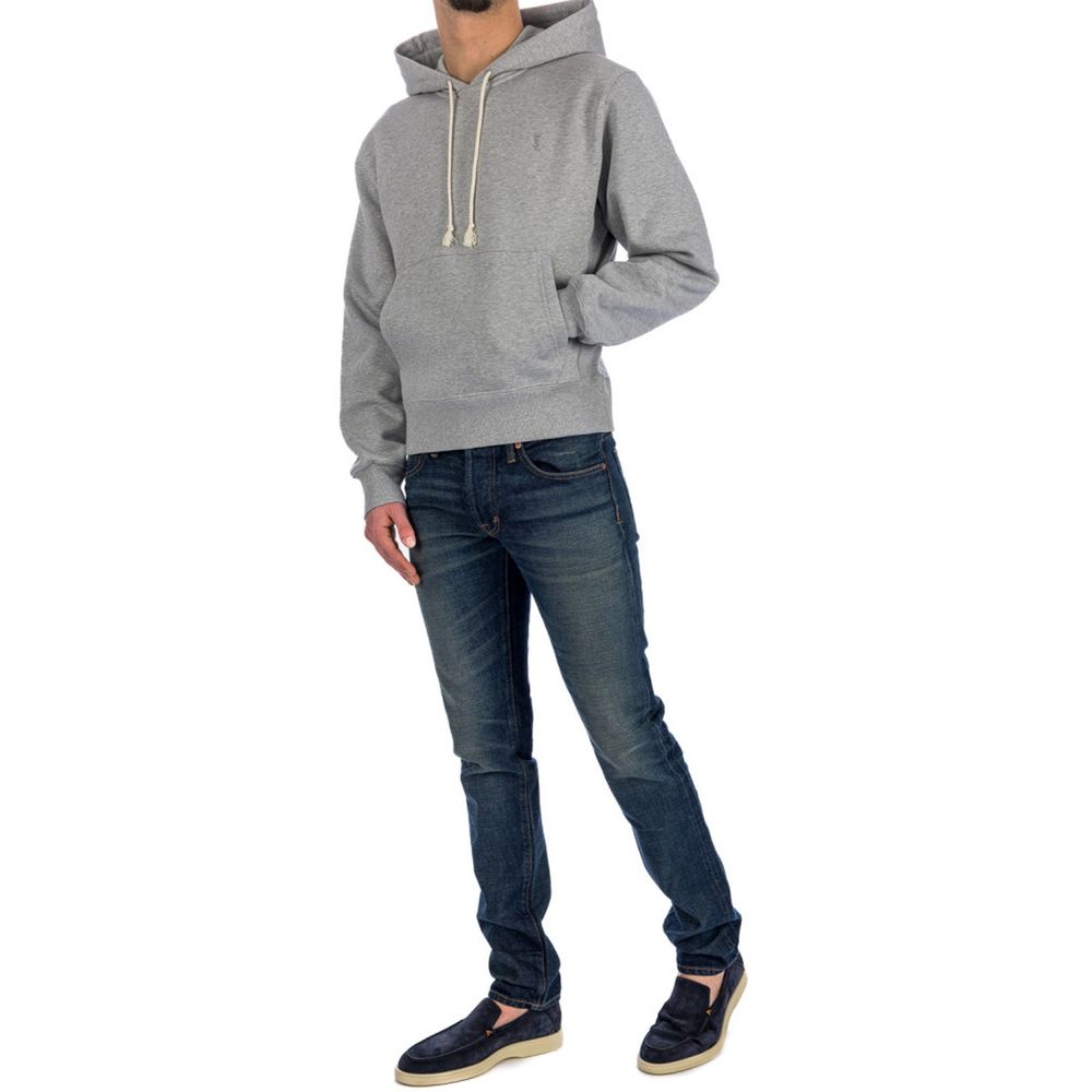 Saint Laurent Sweatshirt aus Baumwolle mit Kapuze