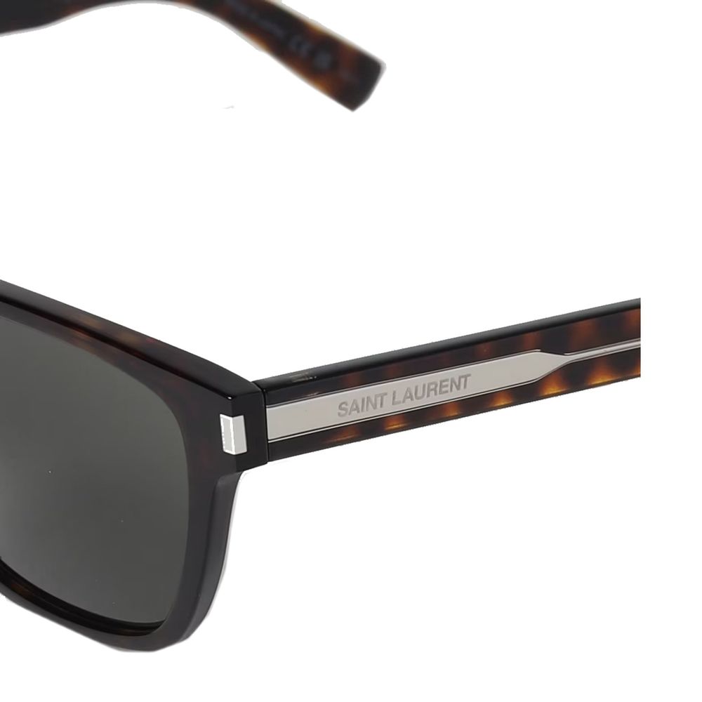 Saint Laurent Quadratische Logo-Sonnenbrille