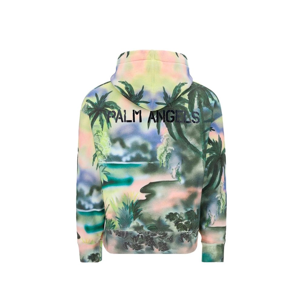 Palm Angels Sweatshirt mit Kapuze aus Baumwolle