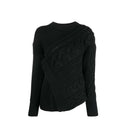 Alexander McQueen Asymmetrischer Pullover aus Wolle