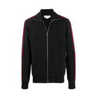 Alexander McQueen Logo-Sweatshirt mit Reißverschluss