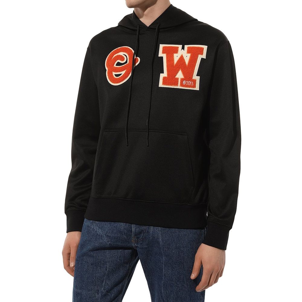 Off-White Logo-Sweatshirt mit Kapuze