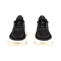 Balmain Turnschuhe aus Leder und Stoff