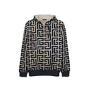 Balmain Sweatshirt mit Monogramm und Kapuze