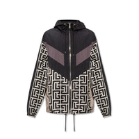 Balmain Nylon Monogramm Jacke