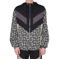 Balmain Nylon Monogramm Jacke