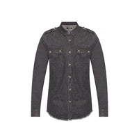 Balmain Baumwoll-Denim-Hemd