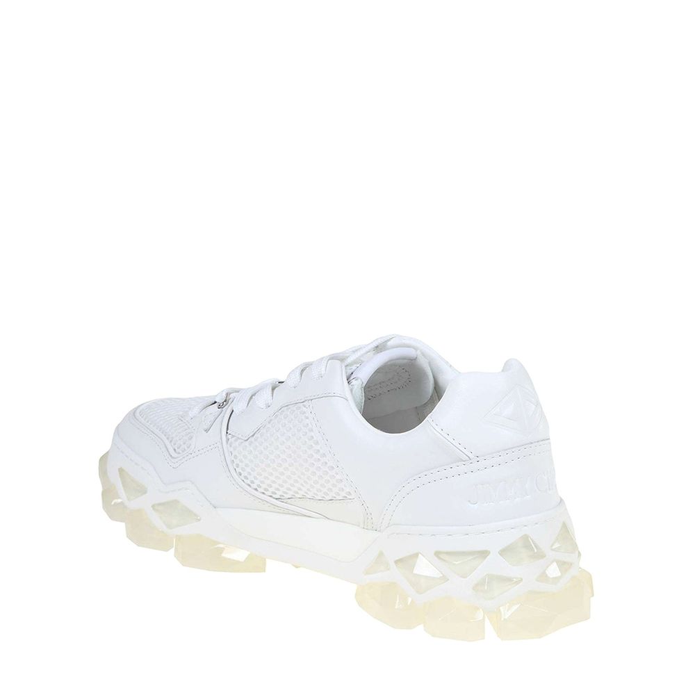 Jimmy Choo Diamant Leder Turnschuhe