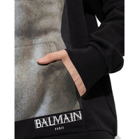 Balmain Baumwoll-Kapuzen-Sweatshirt