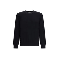 Alexander McQueen Schwarzer Kaschmir-Pullover aus reinem Kaschmir