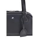 Courrèges Black Calfskin Bos Taurus Shoulder Bag
