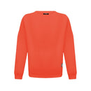 Balmain Orangefarbener Baumwollpullover