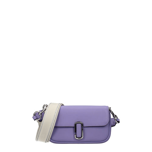 Marc Jacobs Lila Leder Crossbody Tasche
