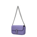 Marc Jacobs Lila Leder Crossbody Tasche