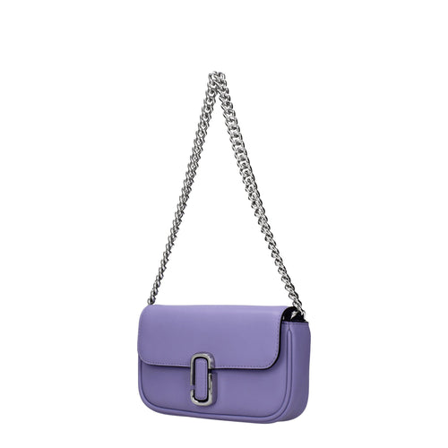 Marc Jacobs Lila Leder Crossbody Tasche