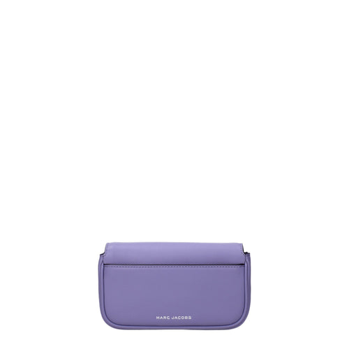 Marc Jacobs Lila Leder Crossbody Tasche