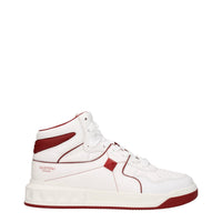 Valentino Garavani Weiße High-Top-Sneaker aus Leder