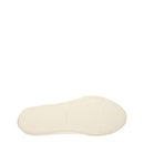 Jil Sander beige high-top sneakers made of fabric