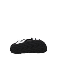Palm Angels Weiße Lederpantoffeln Sandalen