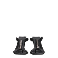 Givenchy Schwarze Leder Stiletto Heels Sandalen
