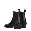 Chloé Schwarze Lederstiefeletten