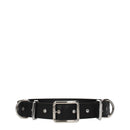 Moschino Schwarze Ledergürtel