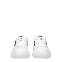 Versace Weiße Leder-Low Tops