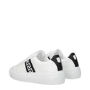 Versace Weiße Leder-Low Tops