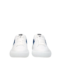 Versace Weiße Leder-Low Tops