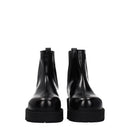 Givenchy Schwarze Lederstiefeletten