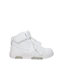 Off-White Weiße Leder-High-Tops