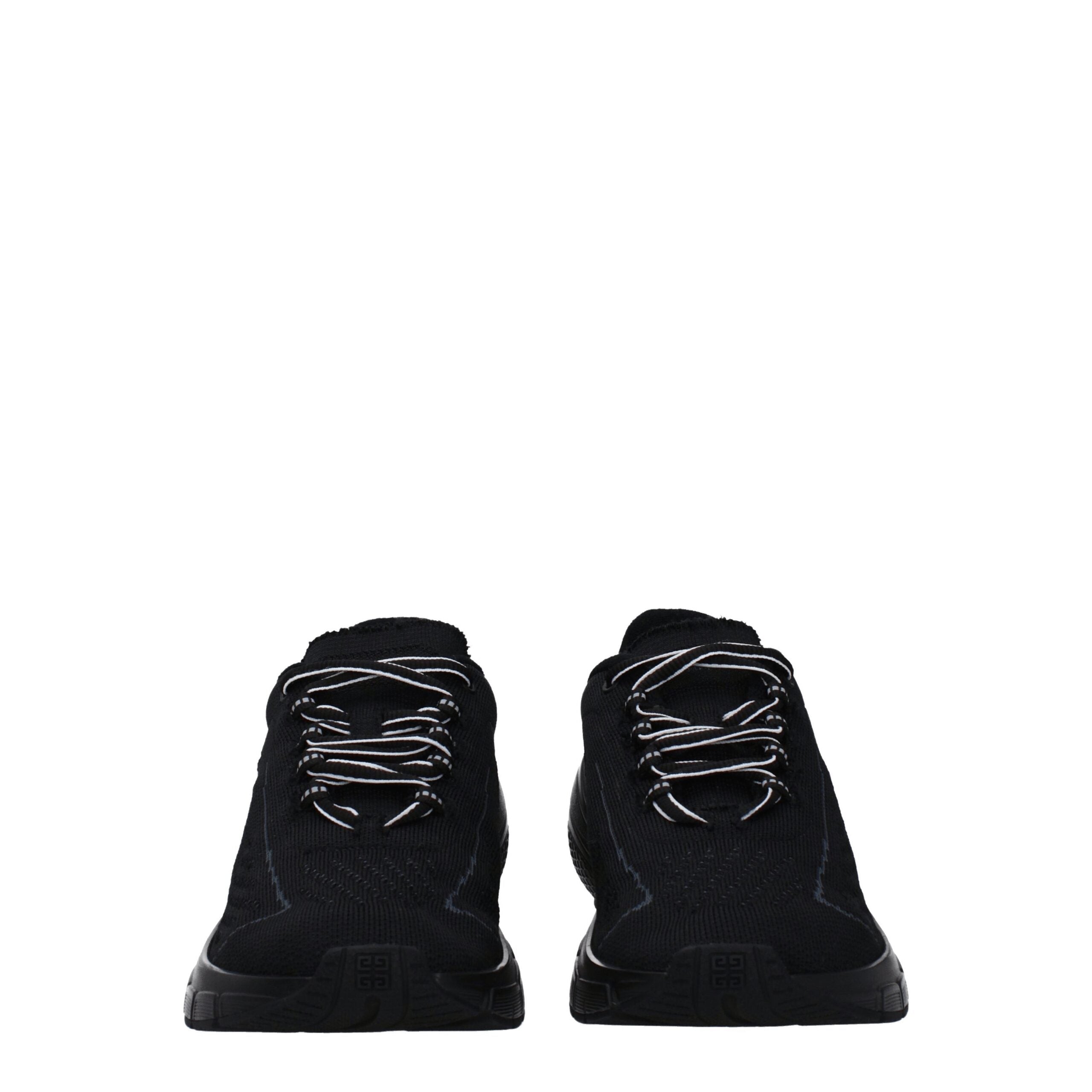 Givenchy Schwarzer Stoff Sportliche Turnschuhe