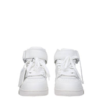 Off-White Weiße Leder-High-Tops