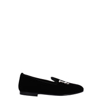 Palm Angels Slipper aus schwarzem Samt
